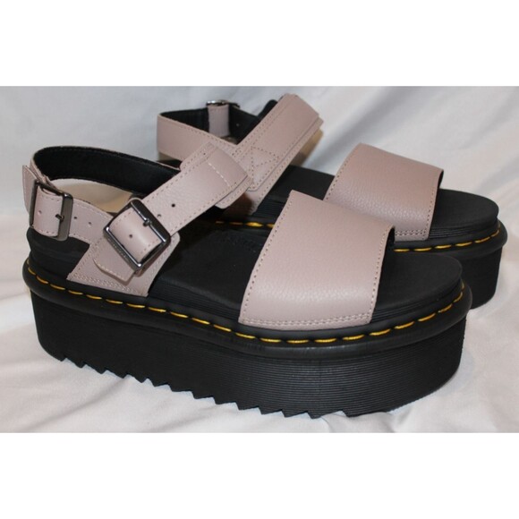 Dr. Martens Shoes - DR MARTENS WOMEN'S VOSS QUAD PLATFRORM LEATHER‎ SANDALS SZ 10 NWOB